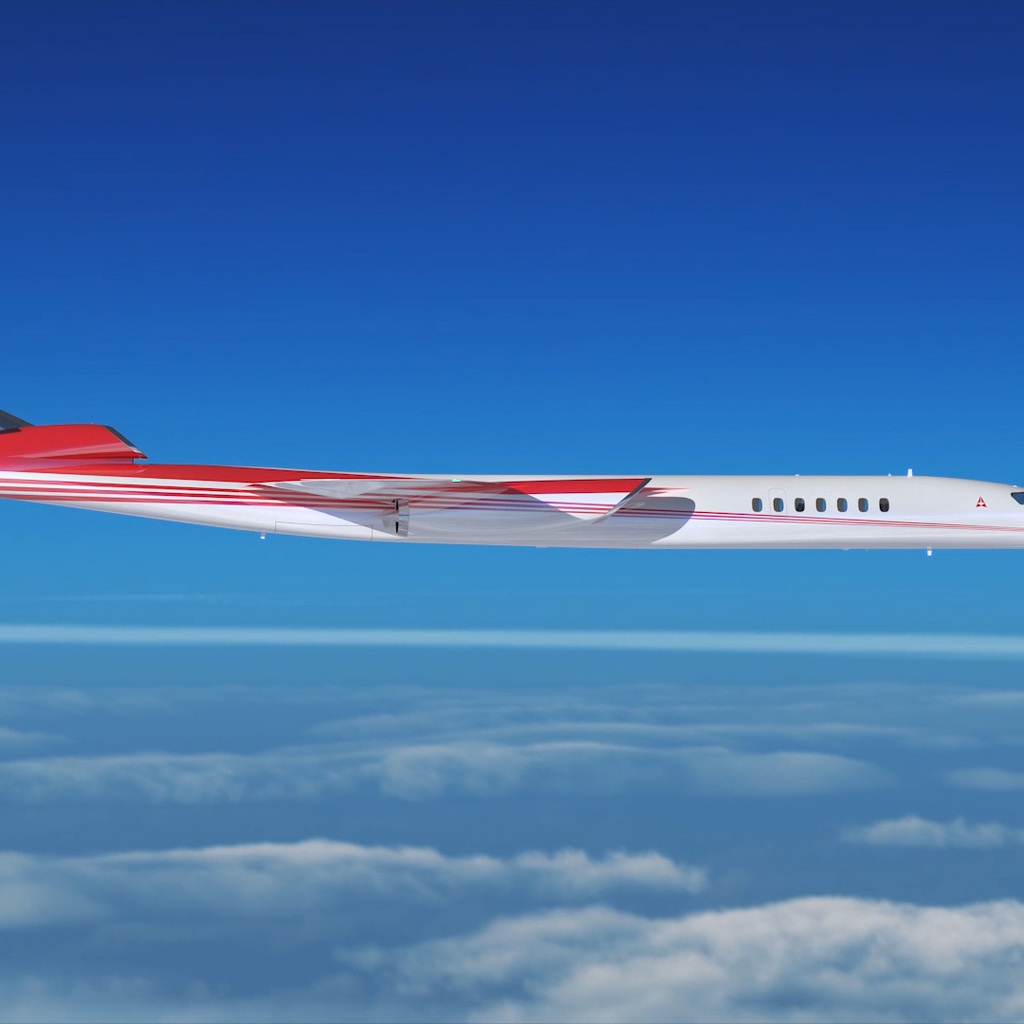 Still from an animation of the Aerion AS2 for Liddell Jones Ltd