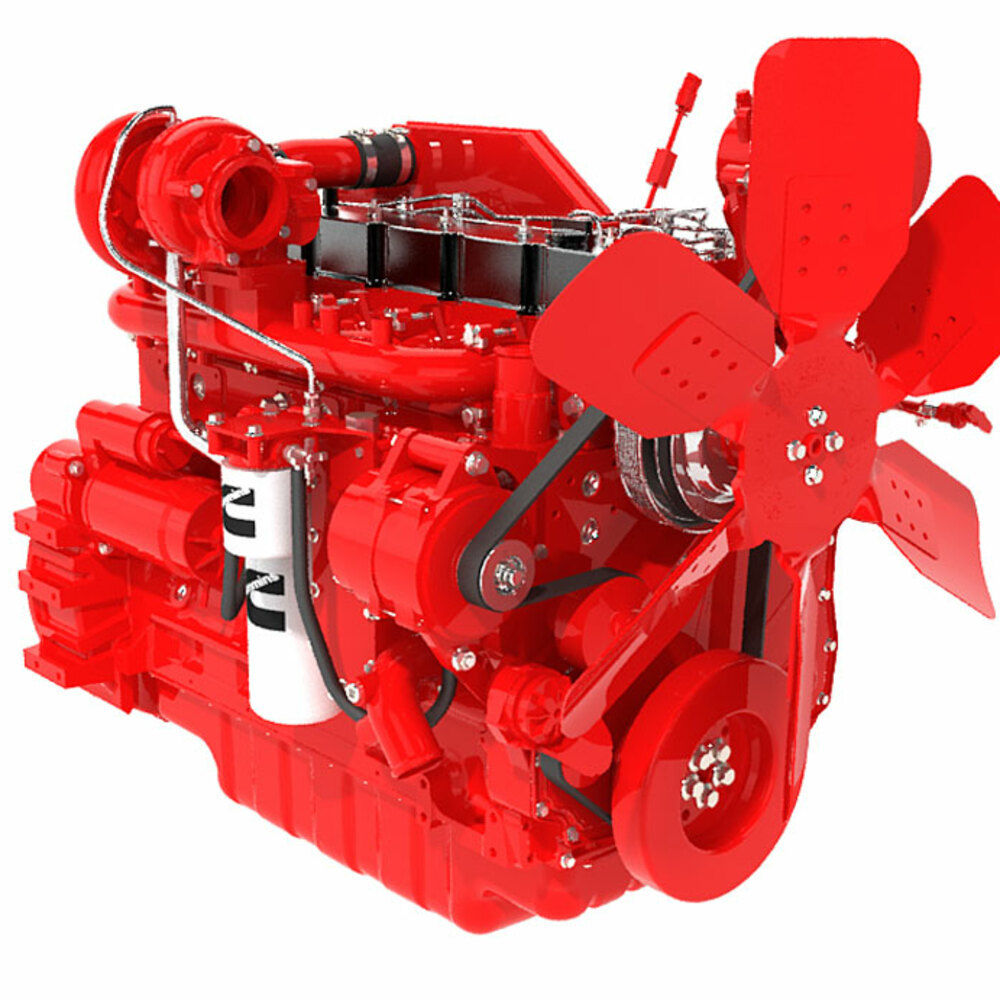 Illustration of engine for Cummins